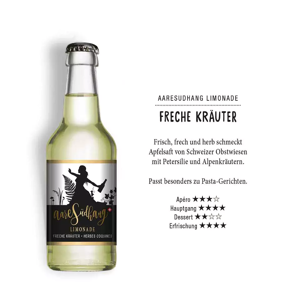 AareSüdhang Bio Limonade Freche Kräuter