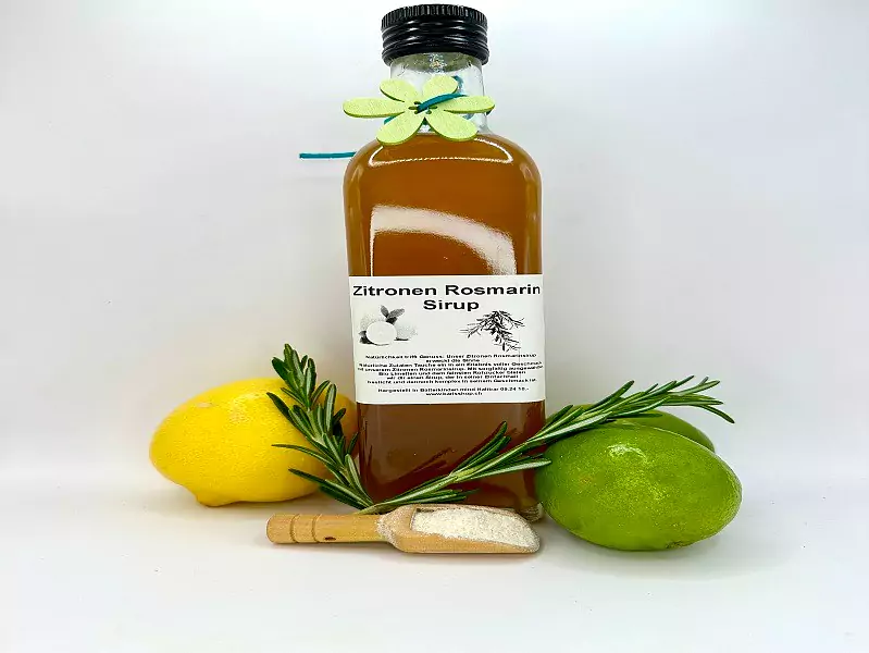 Zitronen Rosmarin Sirup