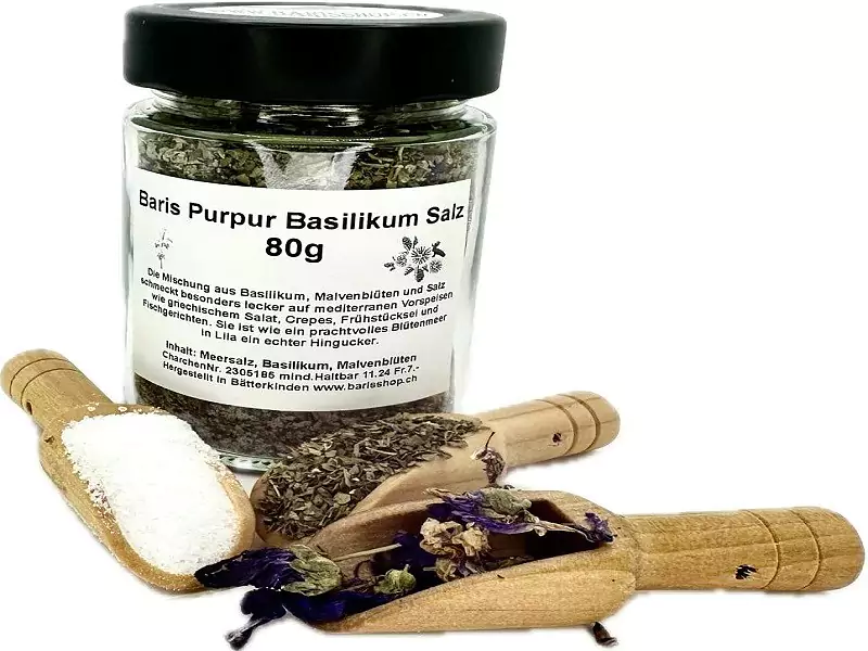 Baris Purpur Basilikum Salz