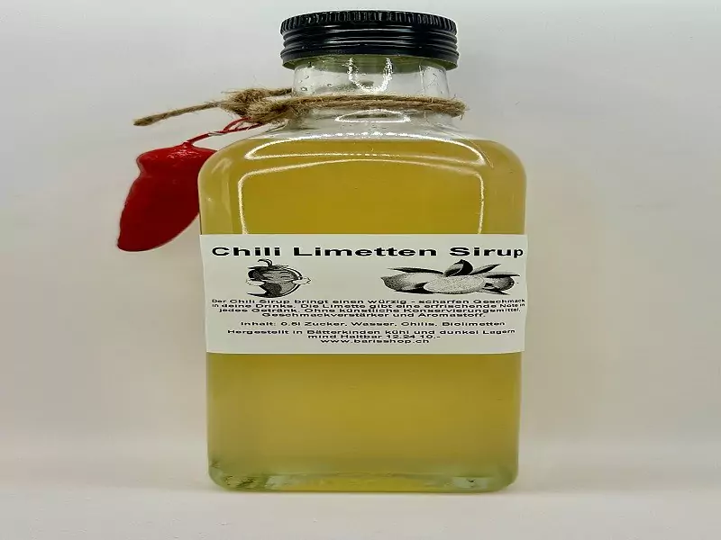 Chili Limetten Sirup