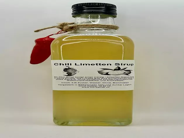 Chili Limetten Sirup