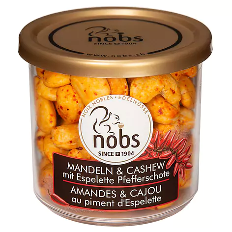 Mandeln & Cashewnüsse mit Espelette Pfefferschote