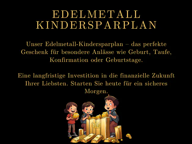 Edelmetall Kindersparplan