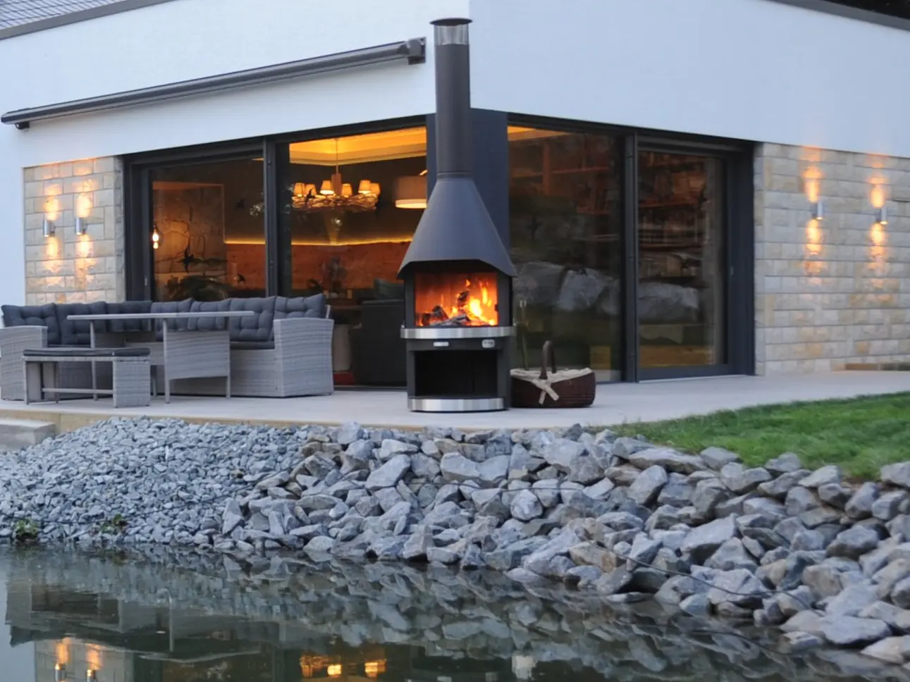 Vario, mobiles Cheminée