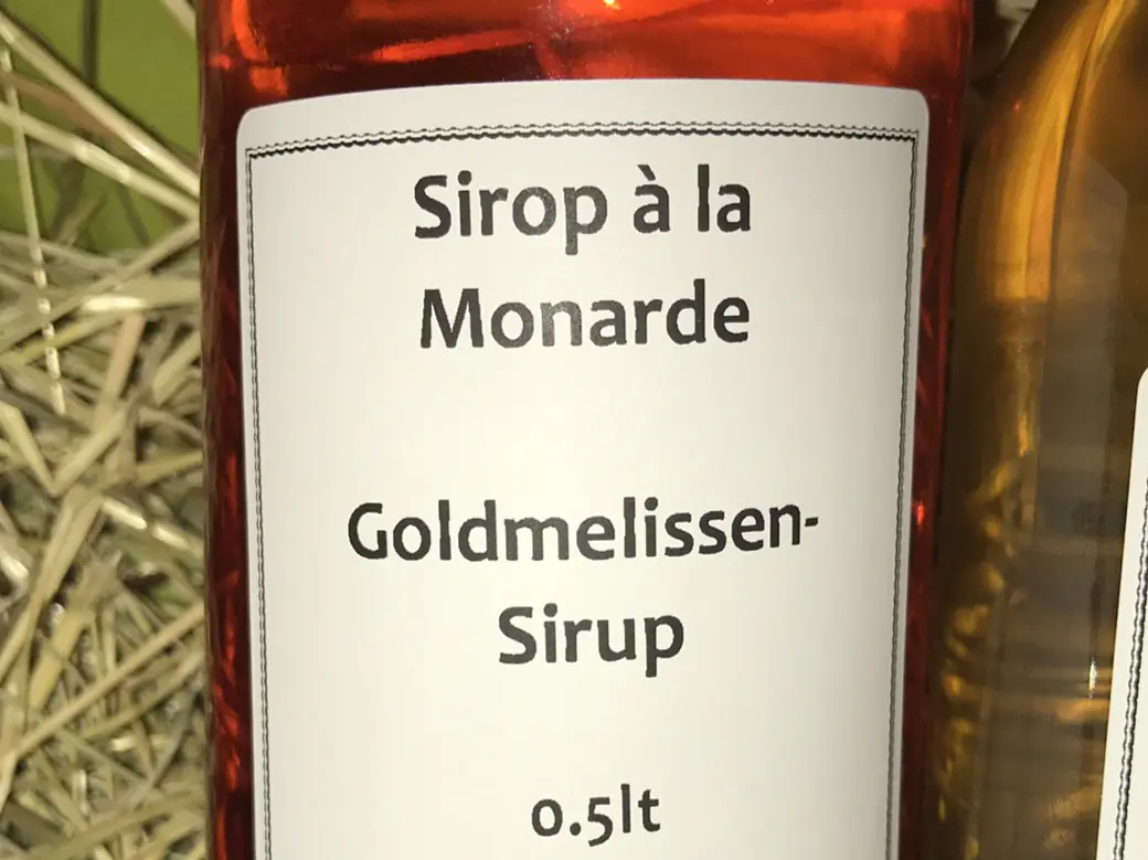 Goldmelissen Sirup