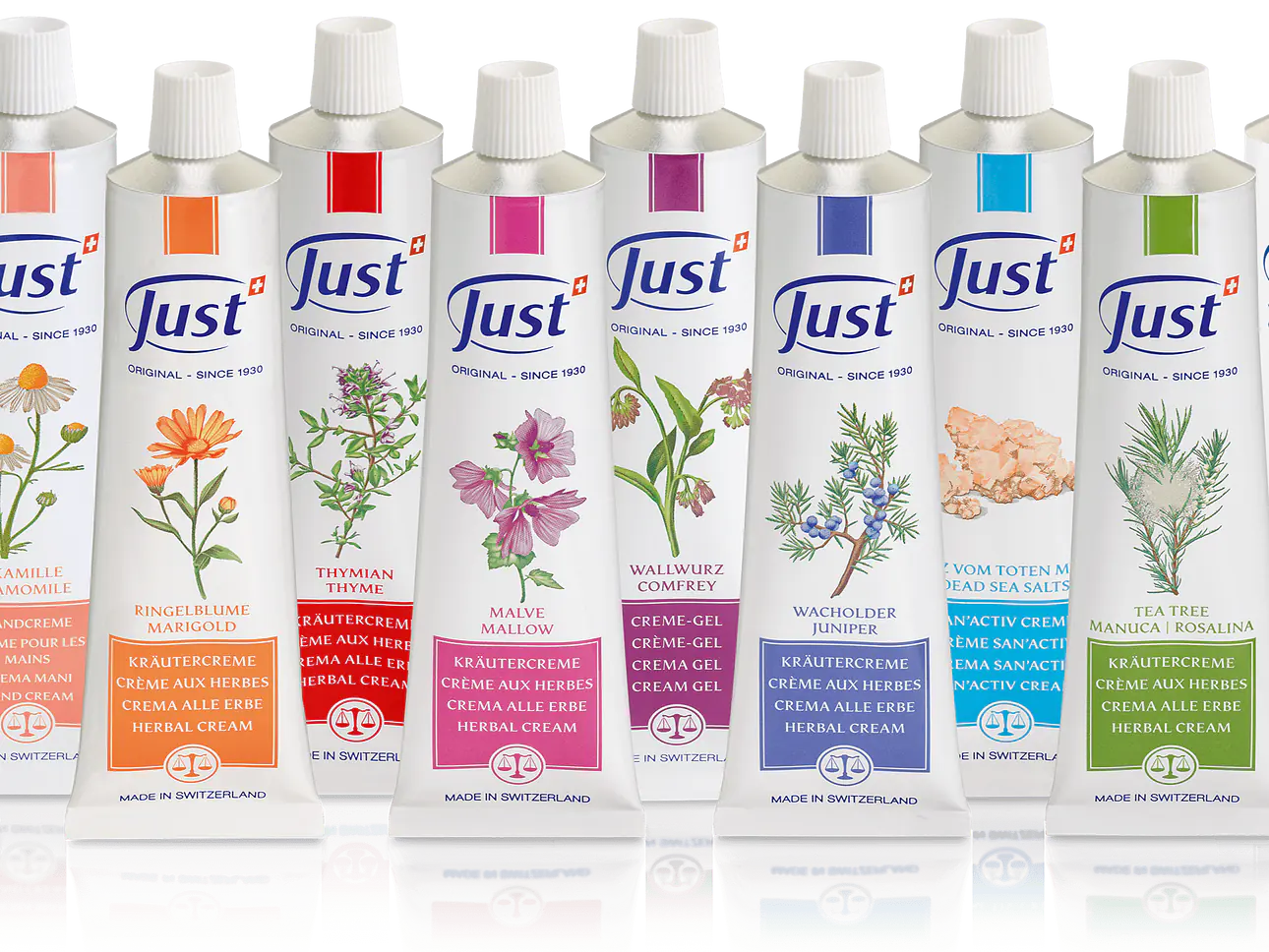 JUST Kräutercremen