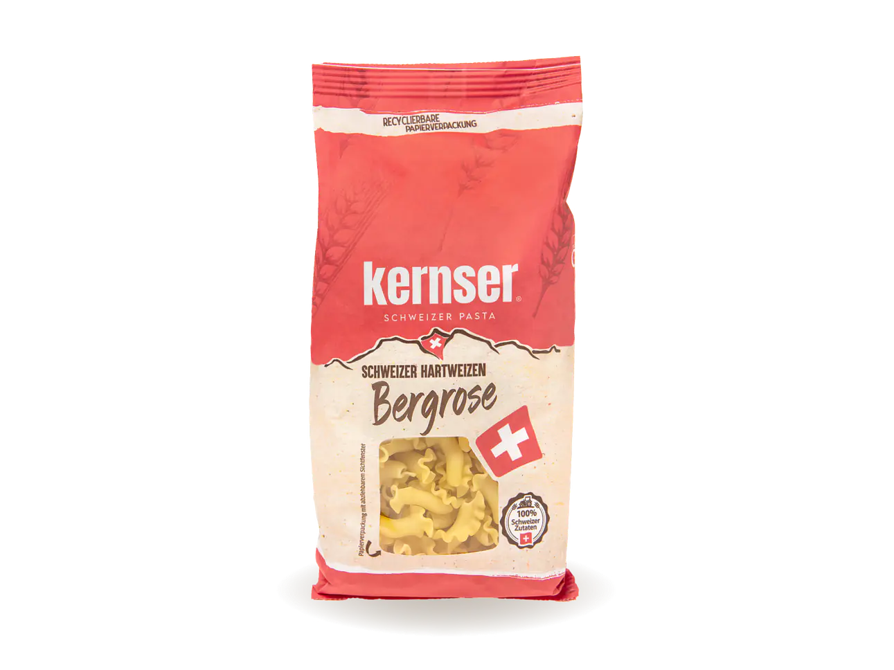 Schweizer Hartweizen Bergrose vegan