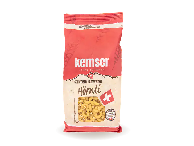 Schweizer Hartweizen Hörnli vegan