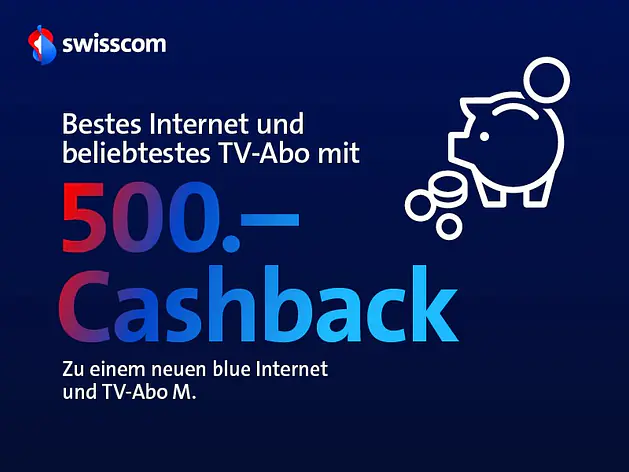 500.- Cashback