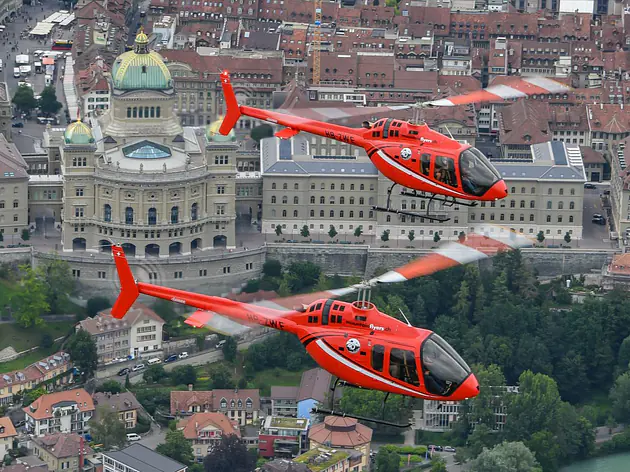 Berner Stadtrundflug, 20 Minuten