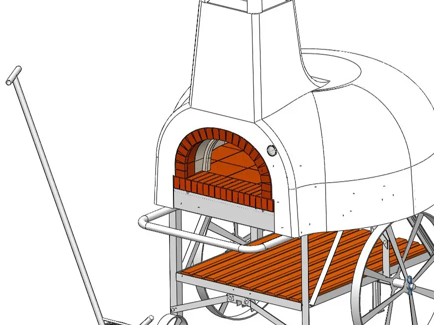 Carriole, Pizzaofen, Holzbackofen
