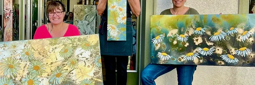 Live painting, Malkurse Margeriten