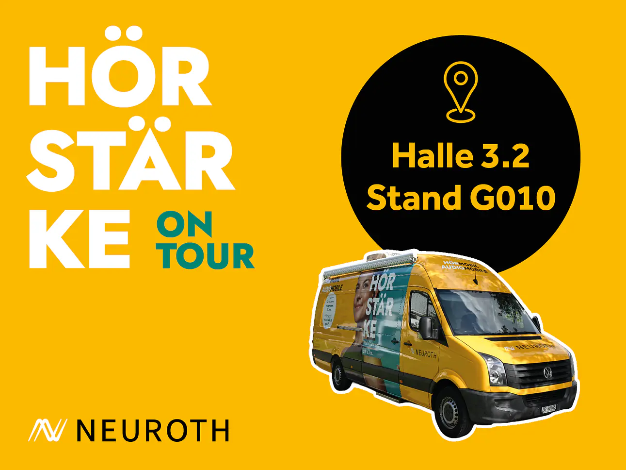 Das Hörmobil kommt an die BEA