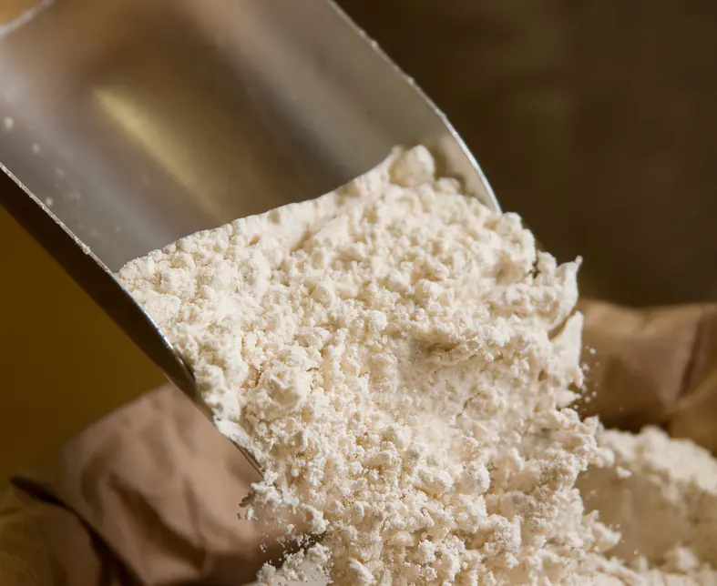 Eichmühle Schaufel mit Mehl über Mehlsack 3.jpg