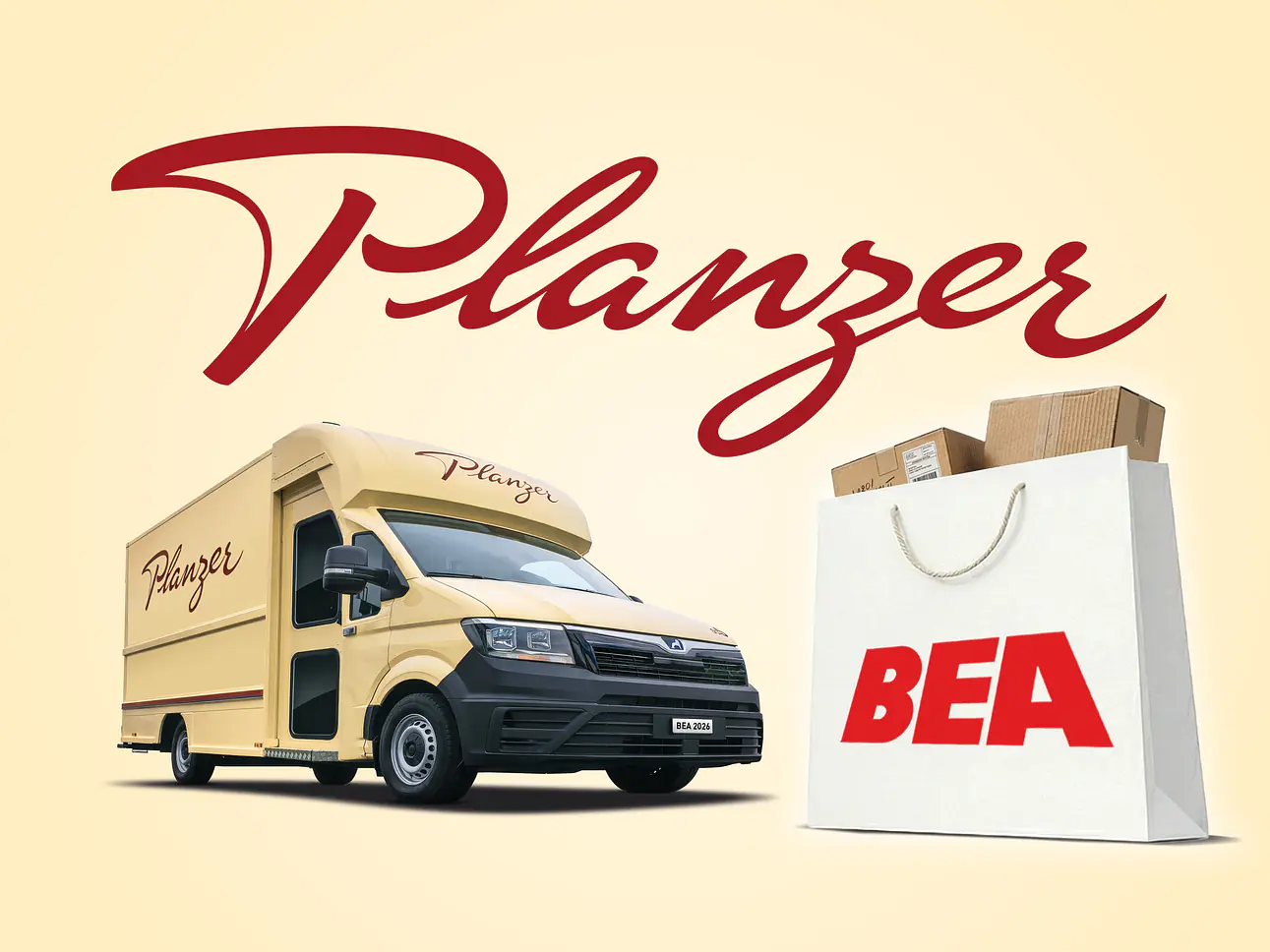 BEA-Einkäufe mit Planzer Paket kostenlos nachhause senden