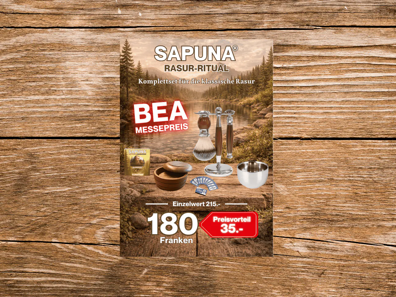 BEA Messepreis Rasierset