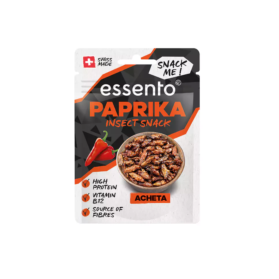 Insekt Snack Paprika Essento