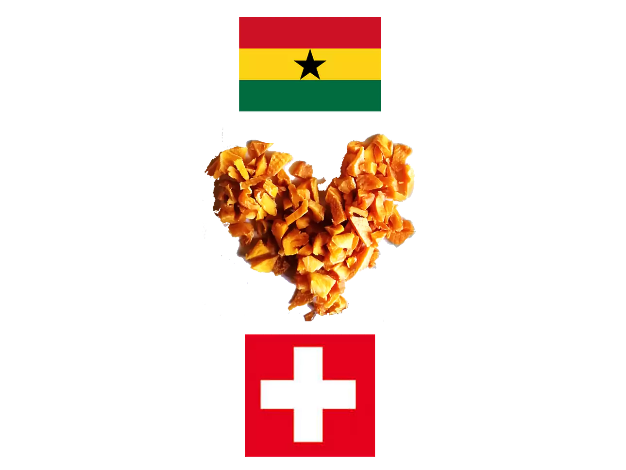 Trockenfrüchte aus Ghana