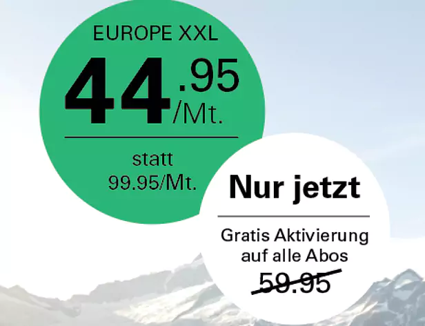 Europe XXL 44.95 CHF