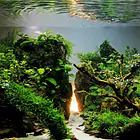 Live-Vorführung Aquascaping